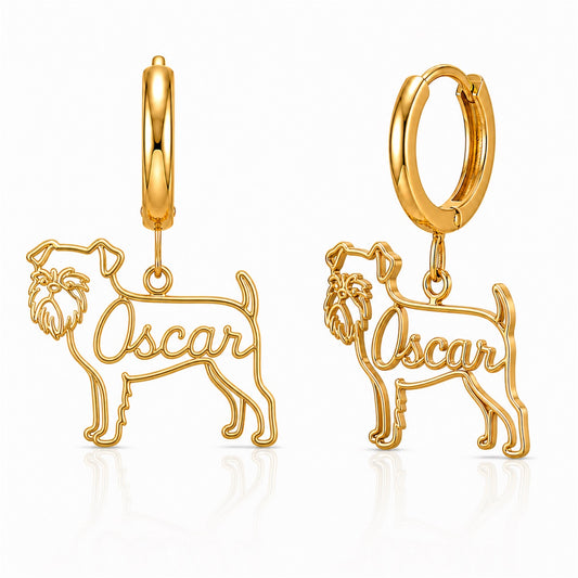 Brussels Griffon rough coat - 18K Gold Vermeil - 1st