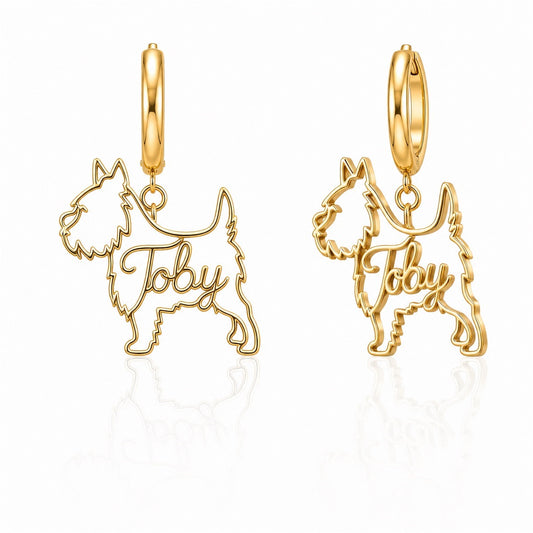 Cairn Terrier - 18K Gold Vermeil - 1st