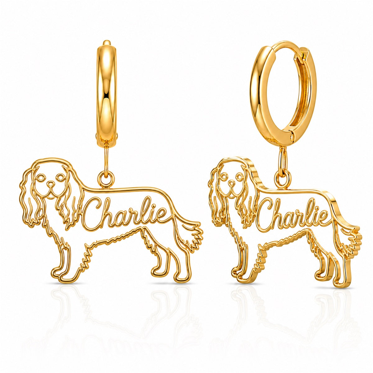 Cavalier King Charles Spaniel - 18K Gold Vermeil - 1st
