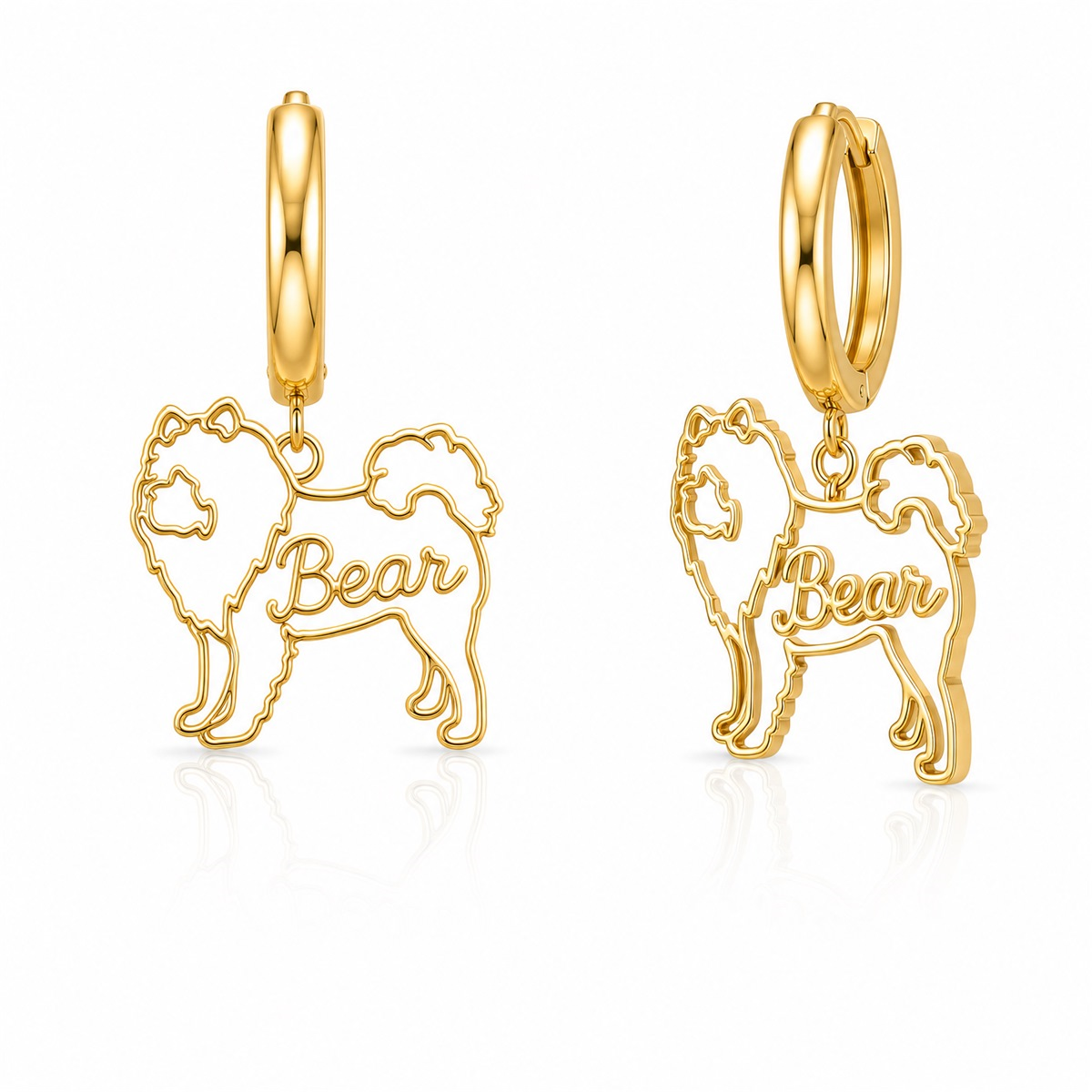 Chow Chow - 18K Gold Vermeil - 1st