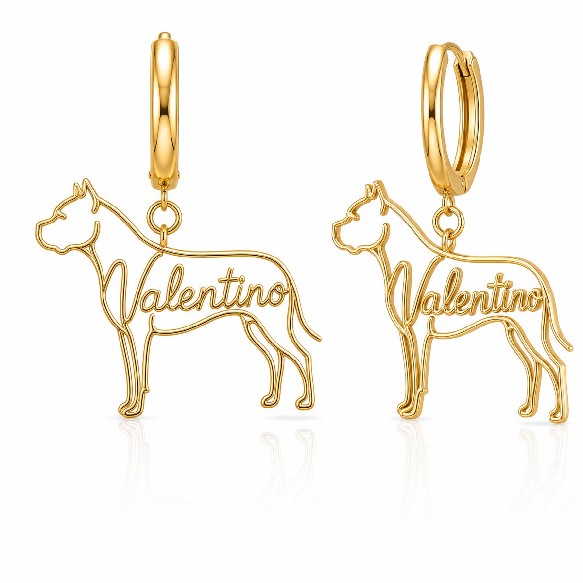 Dogo Argentino - 18K Gold Vermeil - 1st