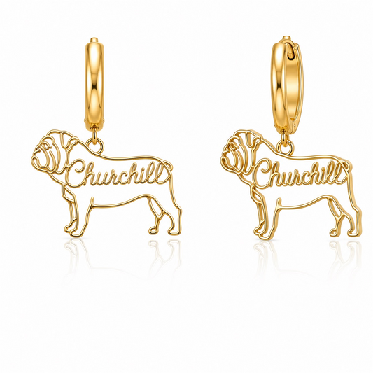 English Bulldog - 18K Gold Vermeil - 1st