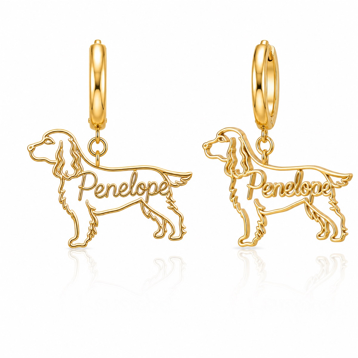 English Cocker Spaniel - 18K Gold Vermeil - 1st