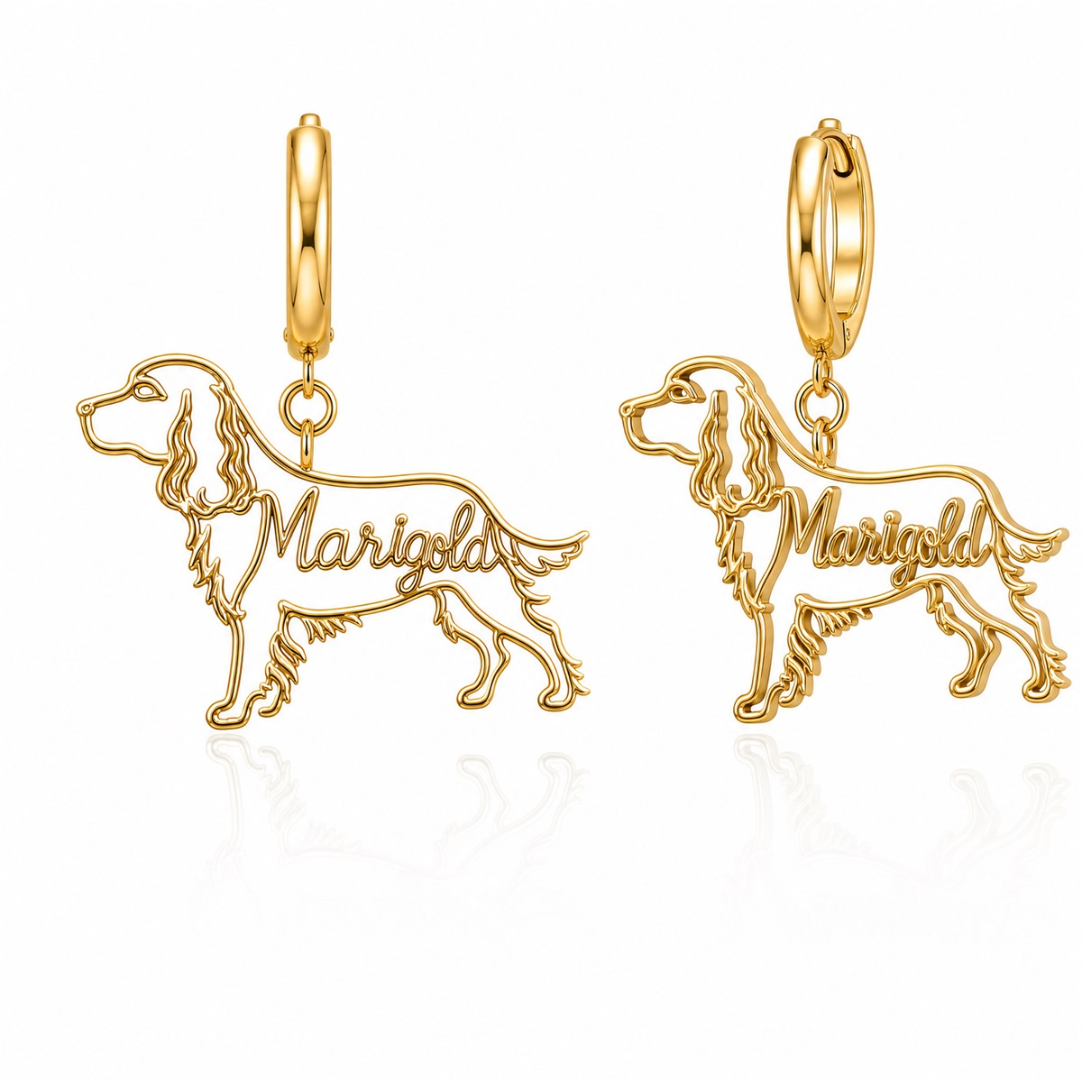 English Setter - 18K Gold Vermeil - 1st