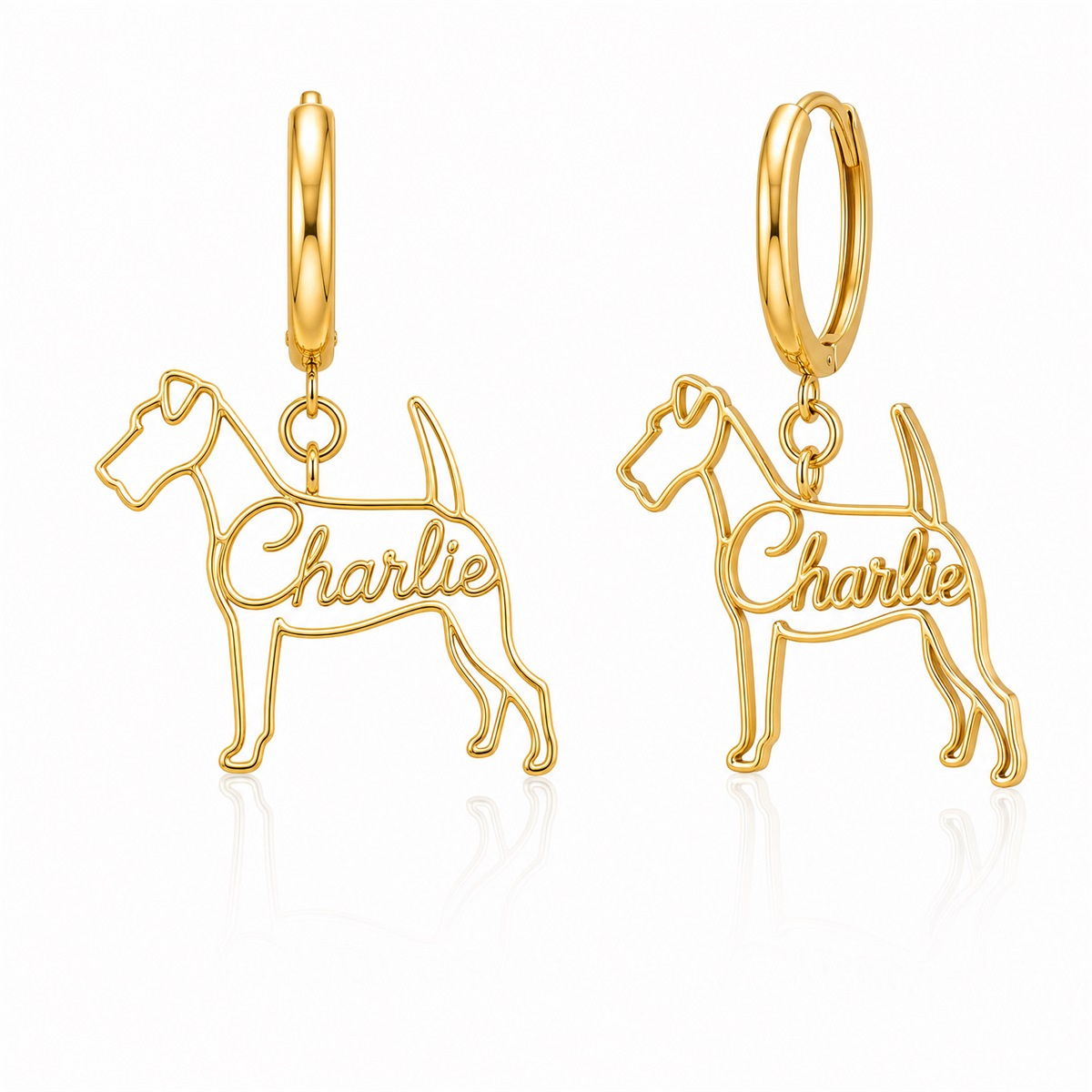 Fox Terrier Smooth - 18K Gold Vermeil - 1st