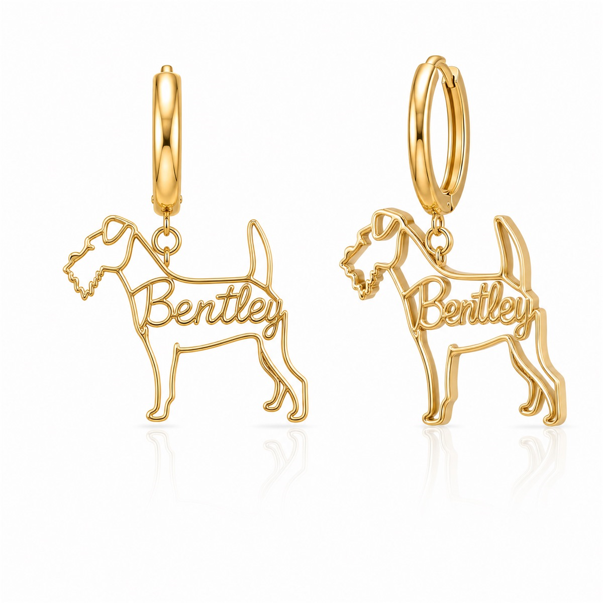 Fox Terrier - 18K Gold Vermeil - 1st