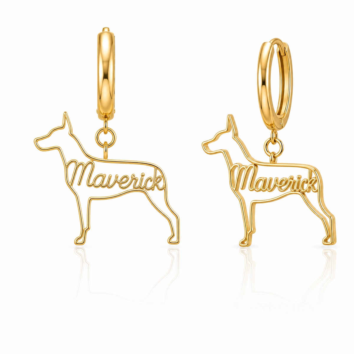 German Pinscher - 18K Gold Vermeil - 1st