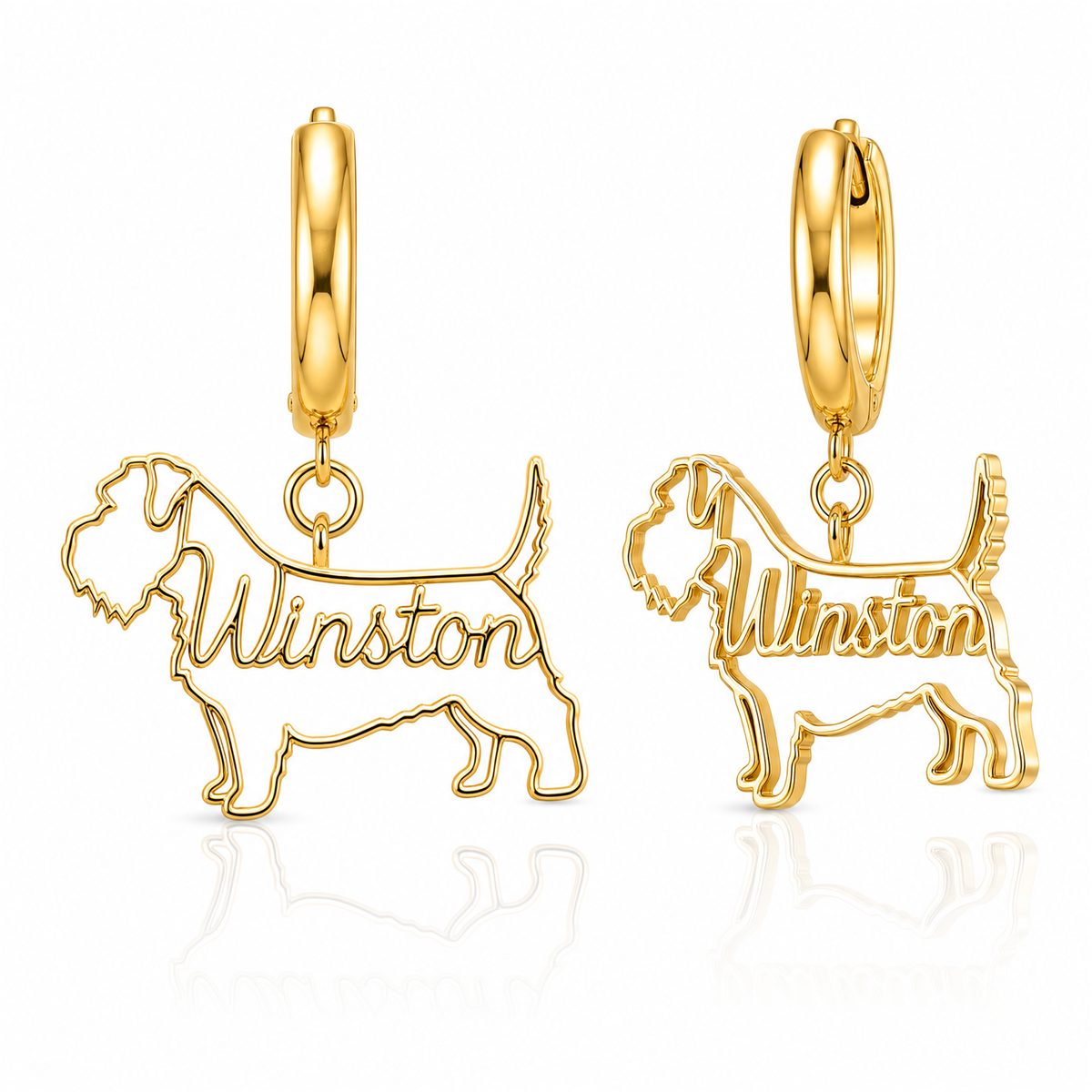 Glen of Imaal Terrier - 18K Gold Vermeil - 1st