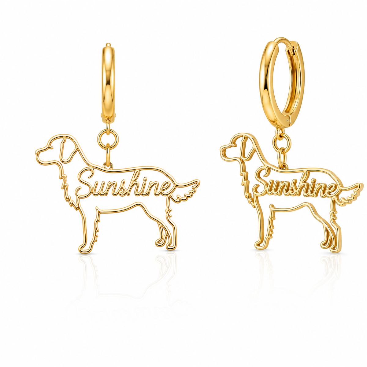 Golden Retriever - 18K Gold Vermeil - 1st