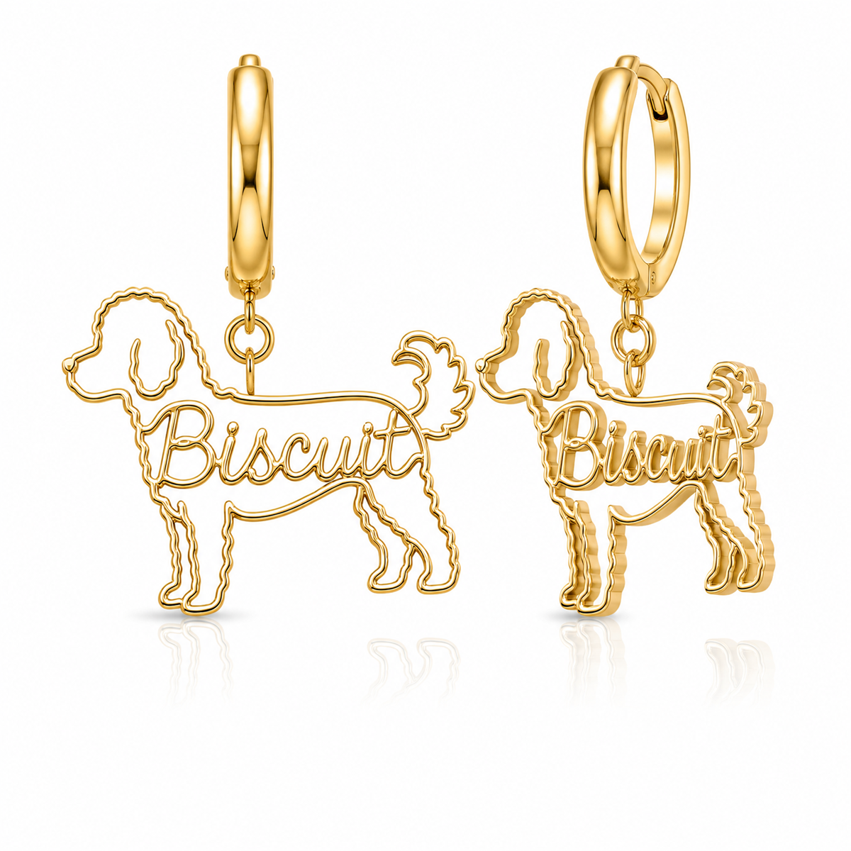 Goldendoodle mini - 18K Gold Vermeil - 1st