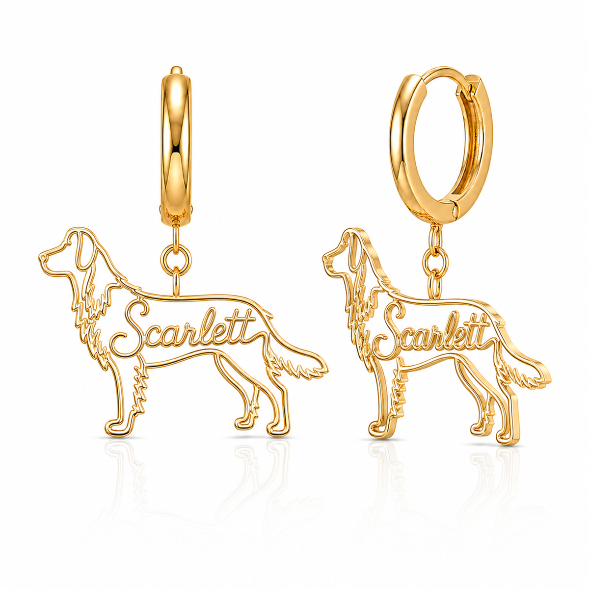 Irish Setter - 18K Gold Vermeil - 1st