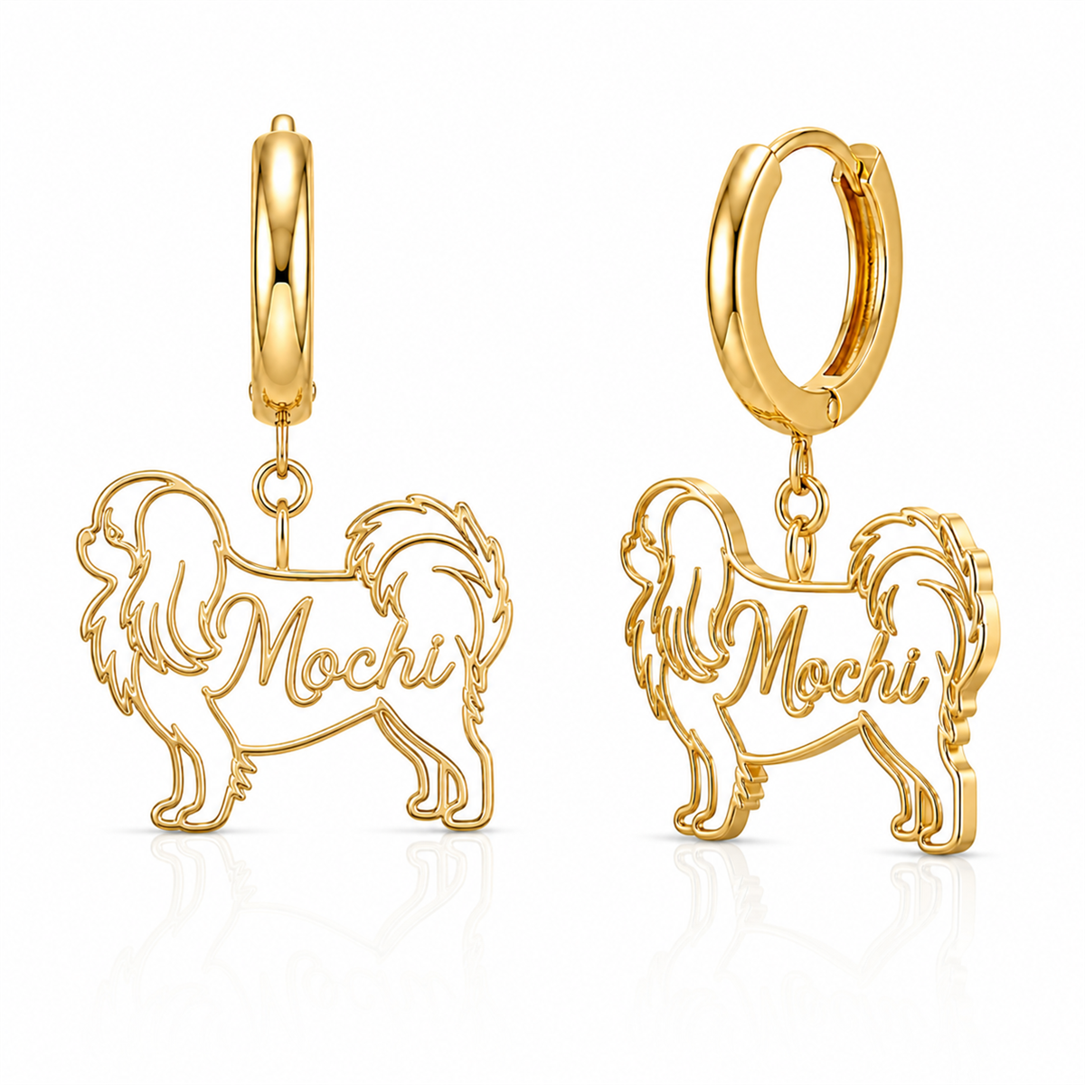 Japanese Chin - 18K Gold Vermeil - 1st