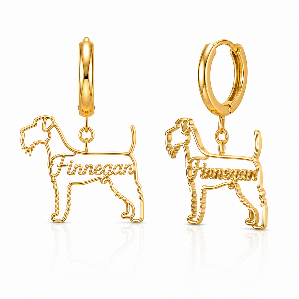 Kerry Blue Terrier - 18K Gold Vermeil - 1st