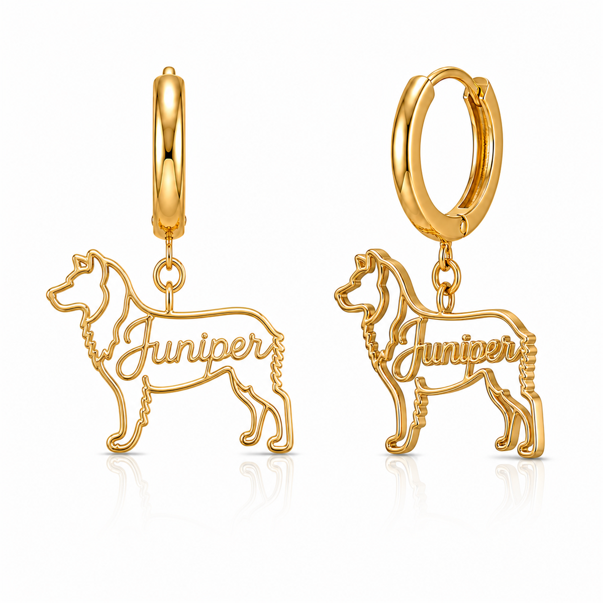 Miniature American Shepherd - 18K Gold Vermeil - 1st
