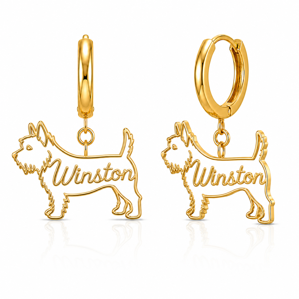 Norwich Terrier - 18K Gold Vermeil - 1st