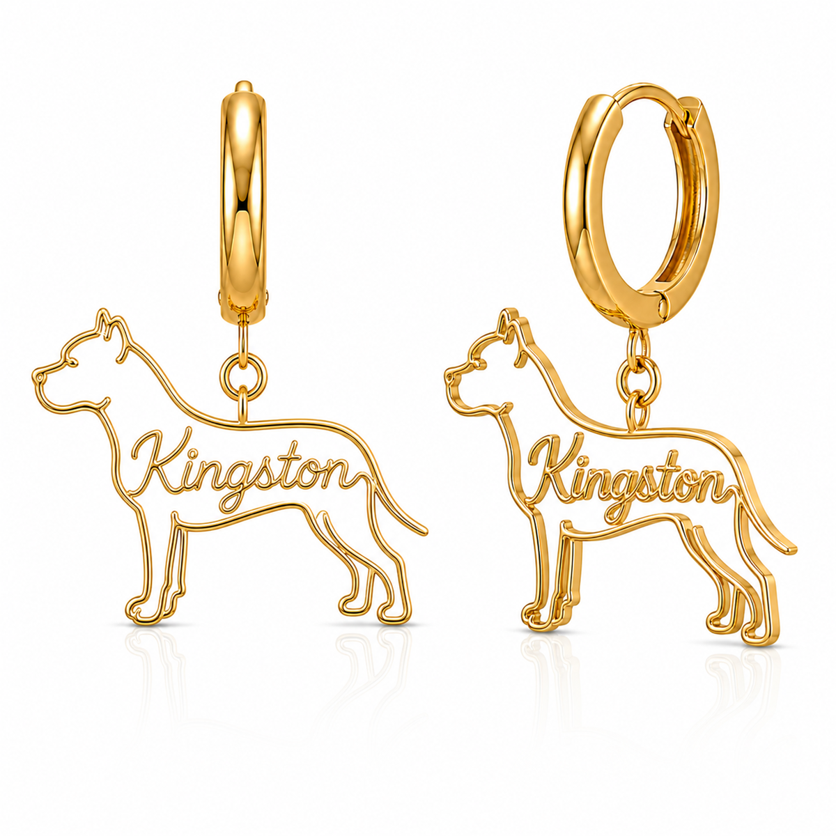 Pit Bull - 18K Gold Vermeil - 1st