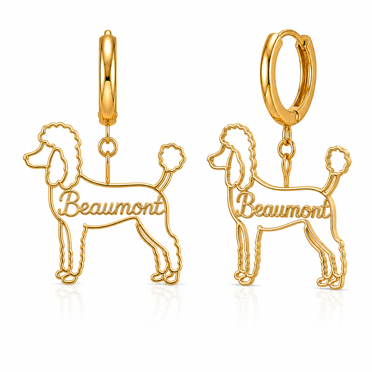 Poodle standard - 18K Gold Vermeil - 1st