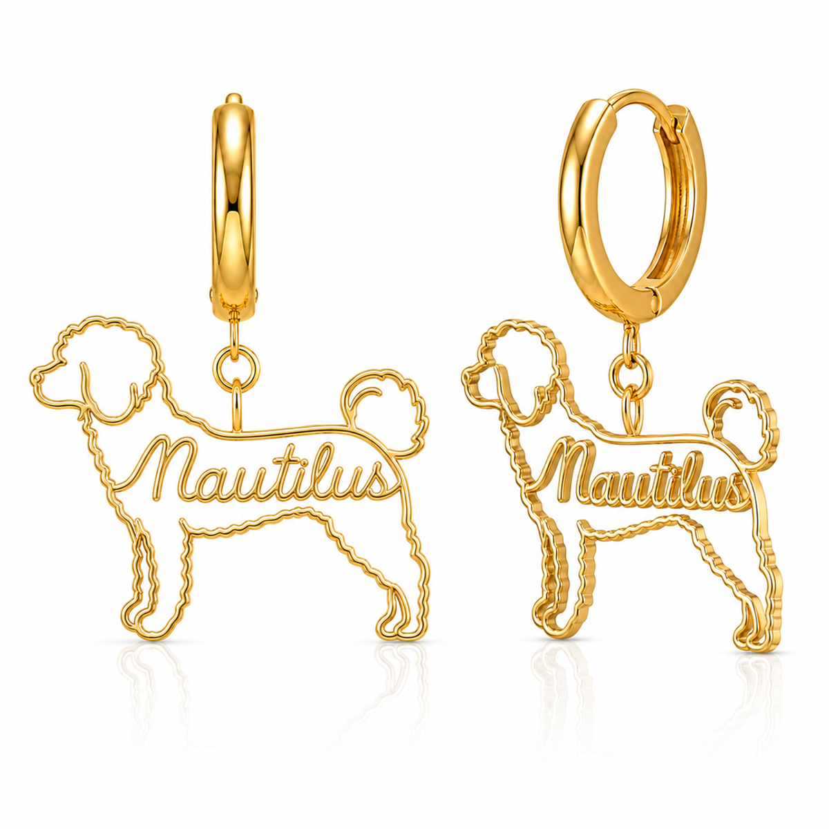 Portuguese Water Dog - 18K Gold Vermeil - 1st