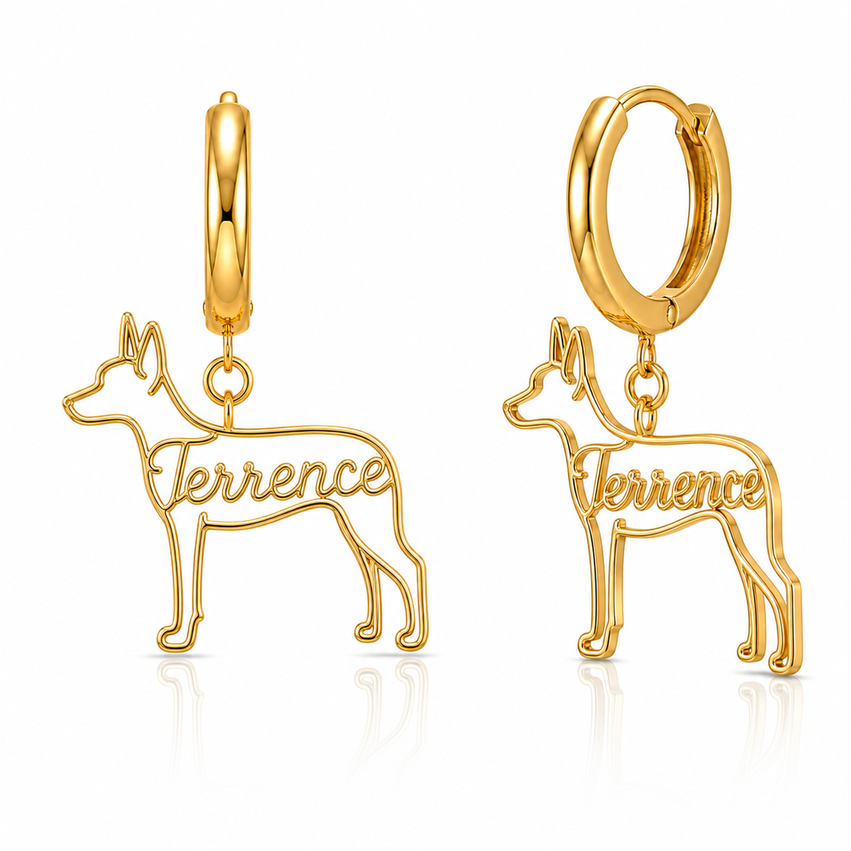Rat Terrier - 18K Gold Vermeil - 1st