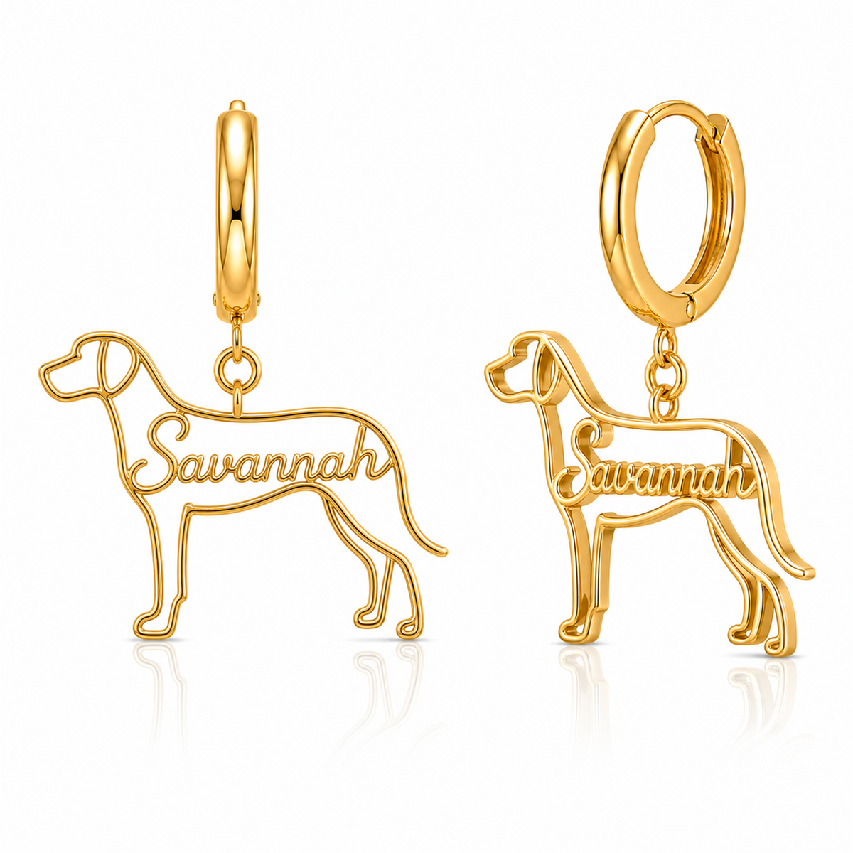 Rhodesian Ridgeback - 18K Gold Vermeil - 1st