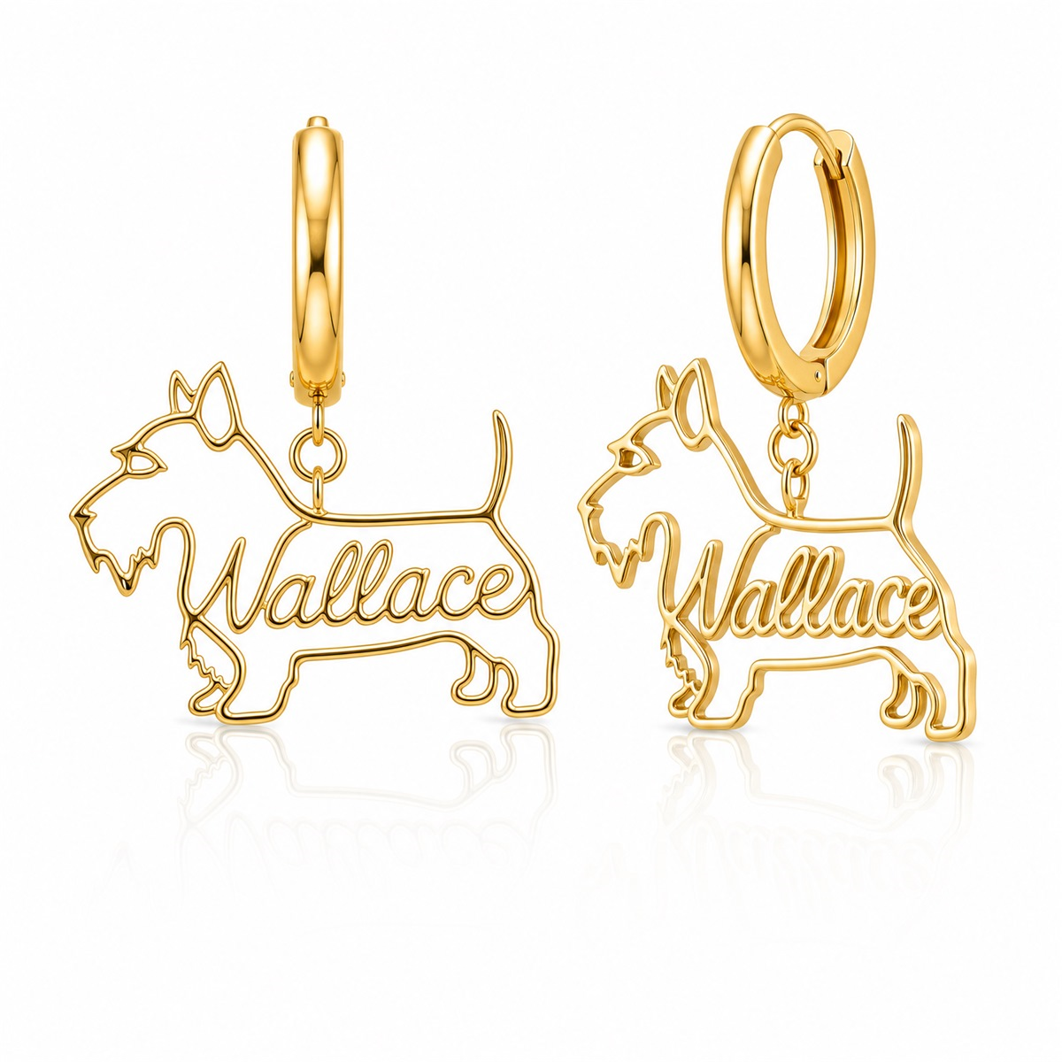 Scottish Terrier - 18K Gold Vermeil - 1st
