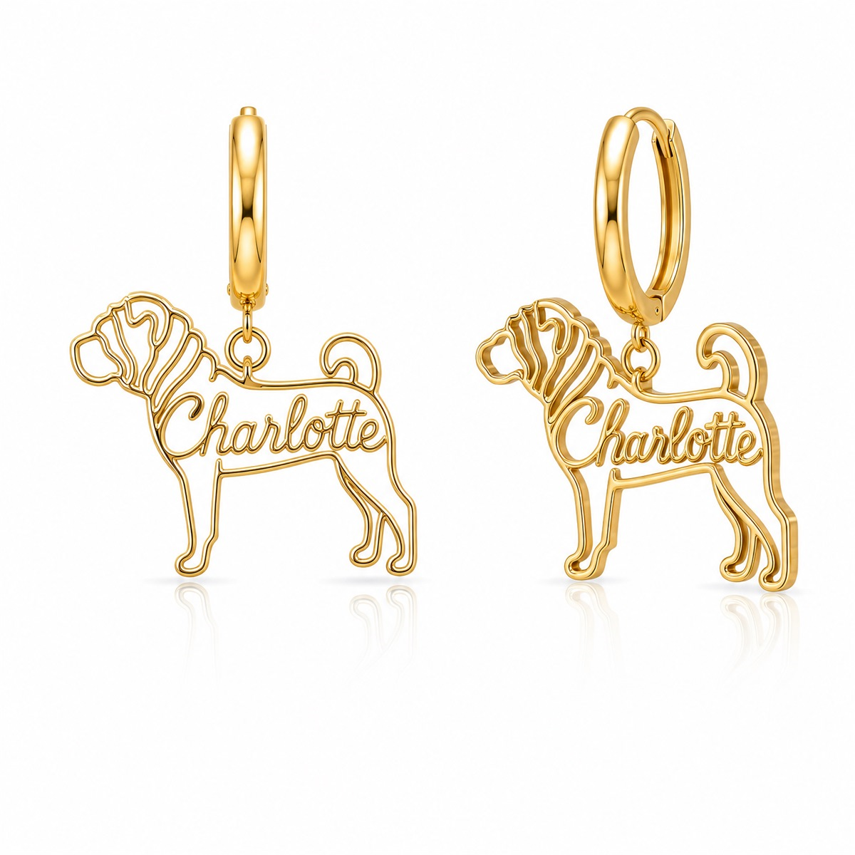 Shar Pei - 18K Gold Vermeil - 1st