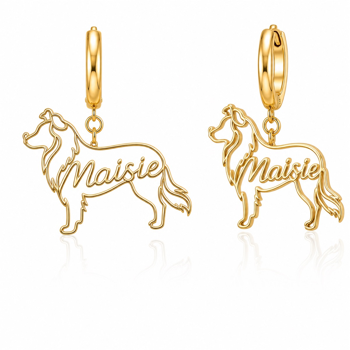 Shetland Sheepdog - 18K Gold Vermeil - 1st