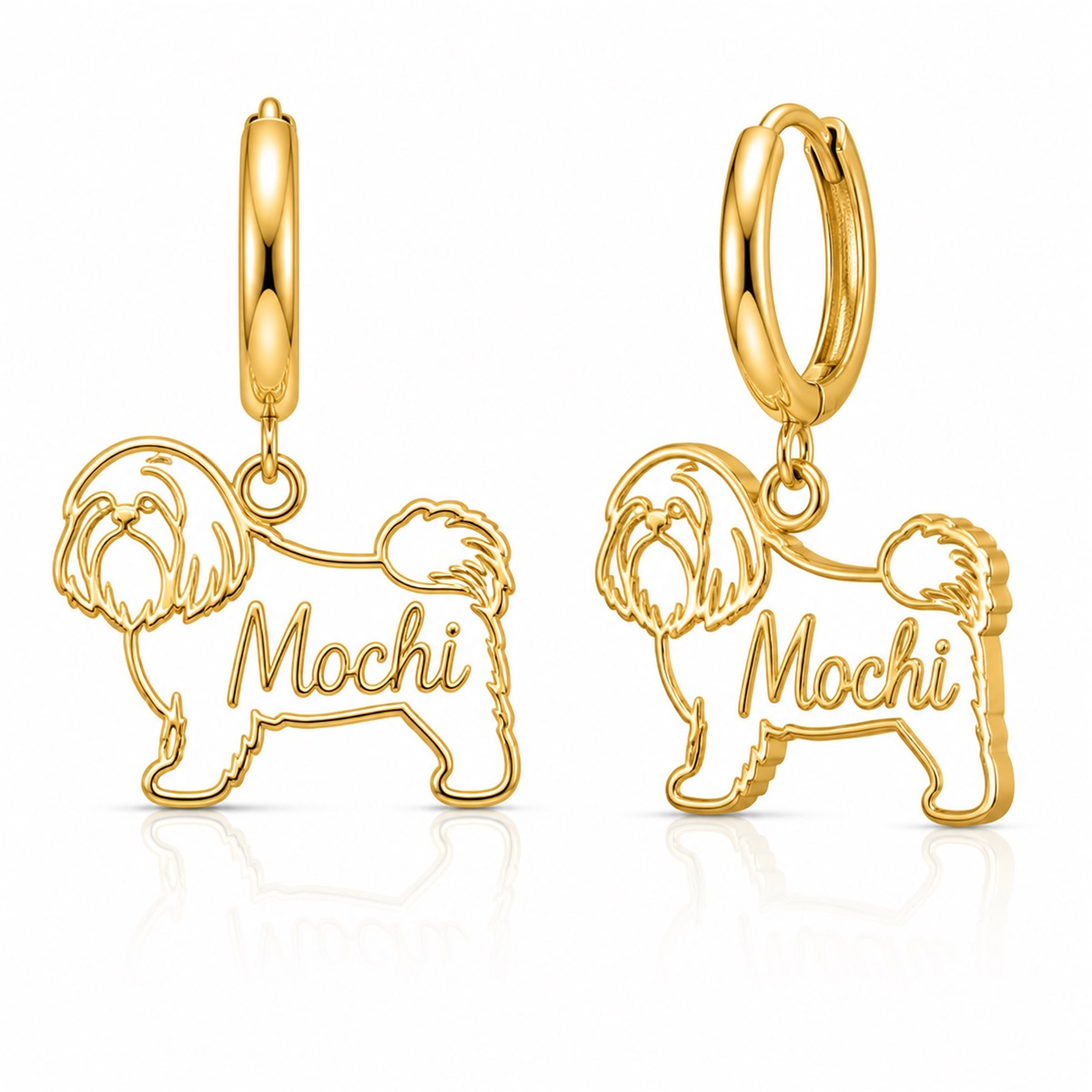 Shih Tzu puppy cut - 18K Gold Vermeil - 1st