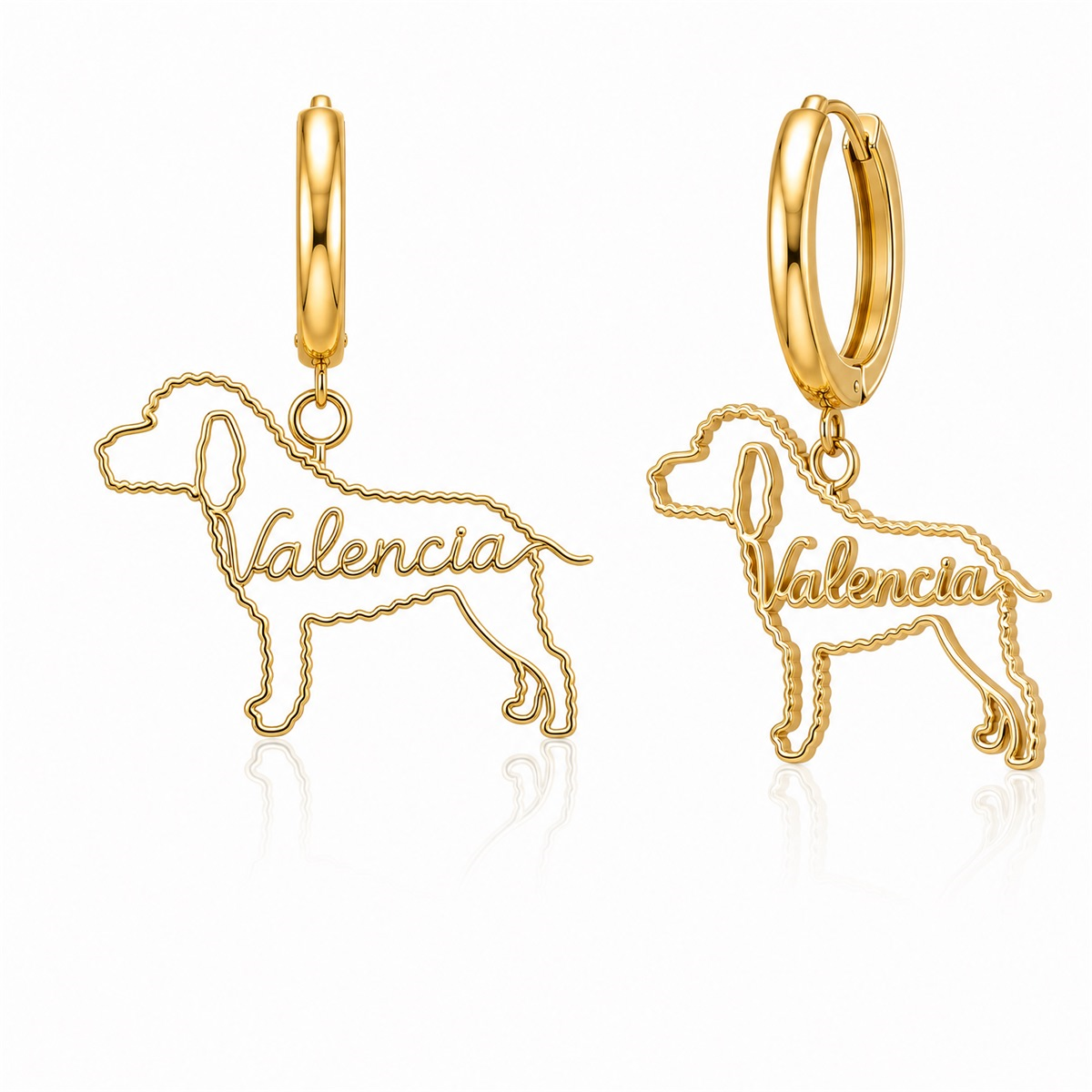 Spanish Water Dog - 18K Gold Vermeil - 1st