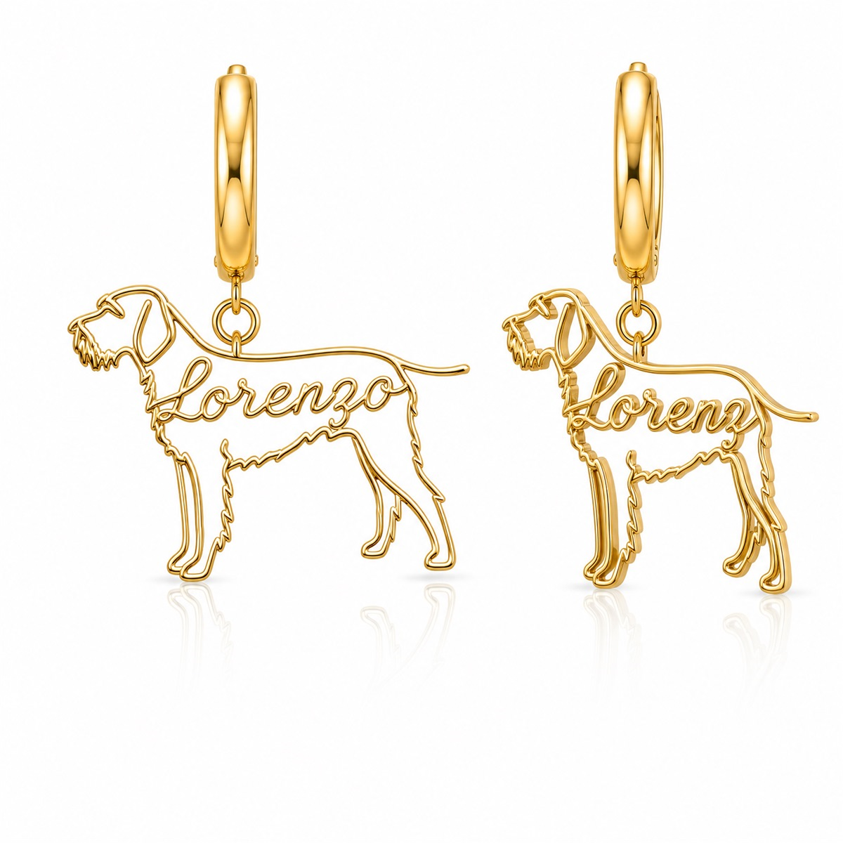 Spinone Italiano - 18K Gold Vermeil - 1st