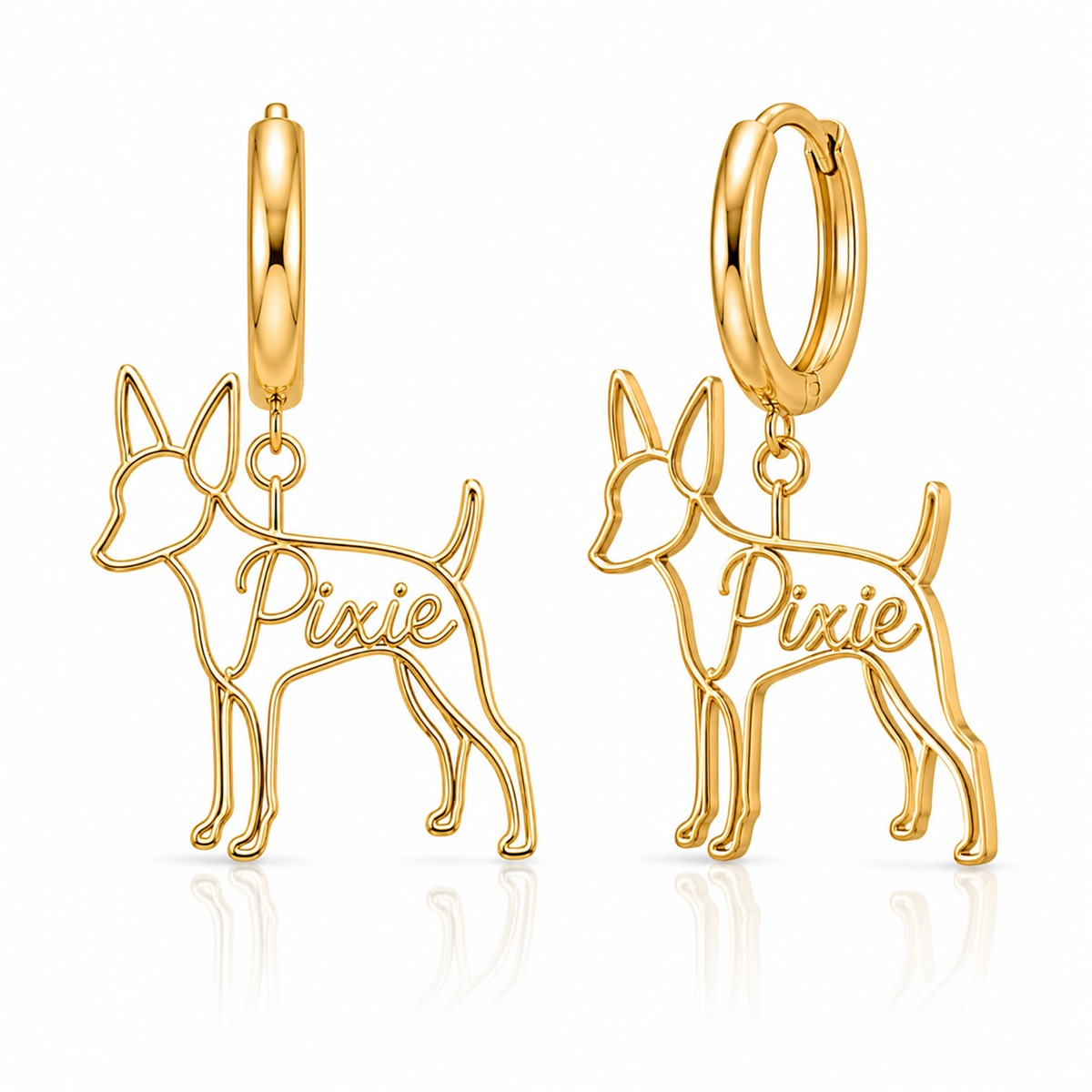Toy Fox Terrier - 18K Gold Vermeil - 1st
