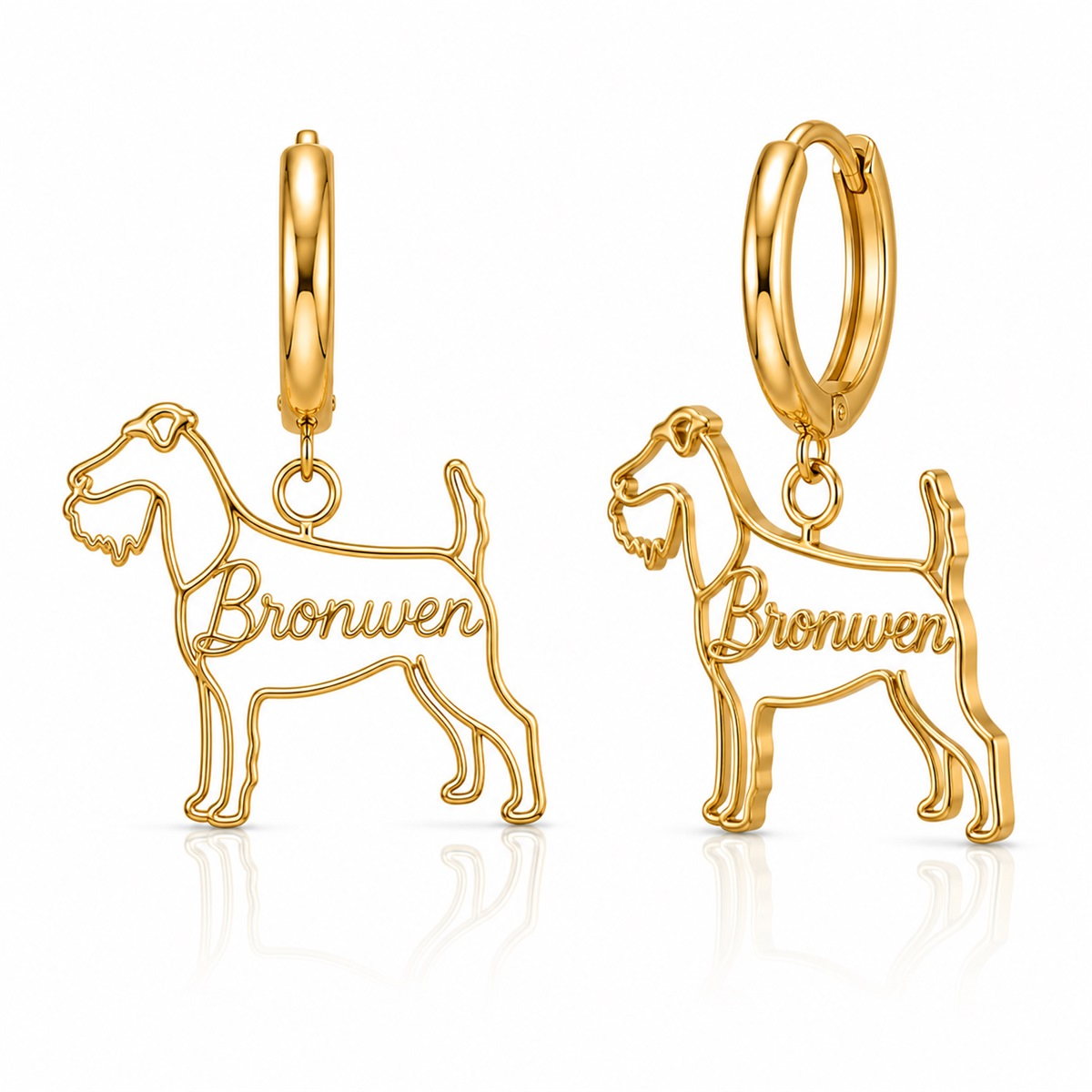 Welsh Terrier - 18K Gold Vermeil - 1st