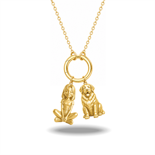 Saint Bernard - 18K Gold Vermeil - 1st