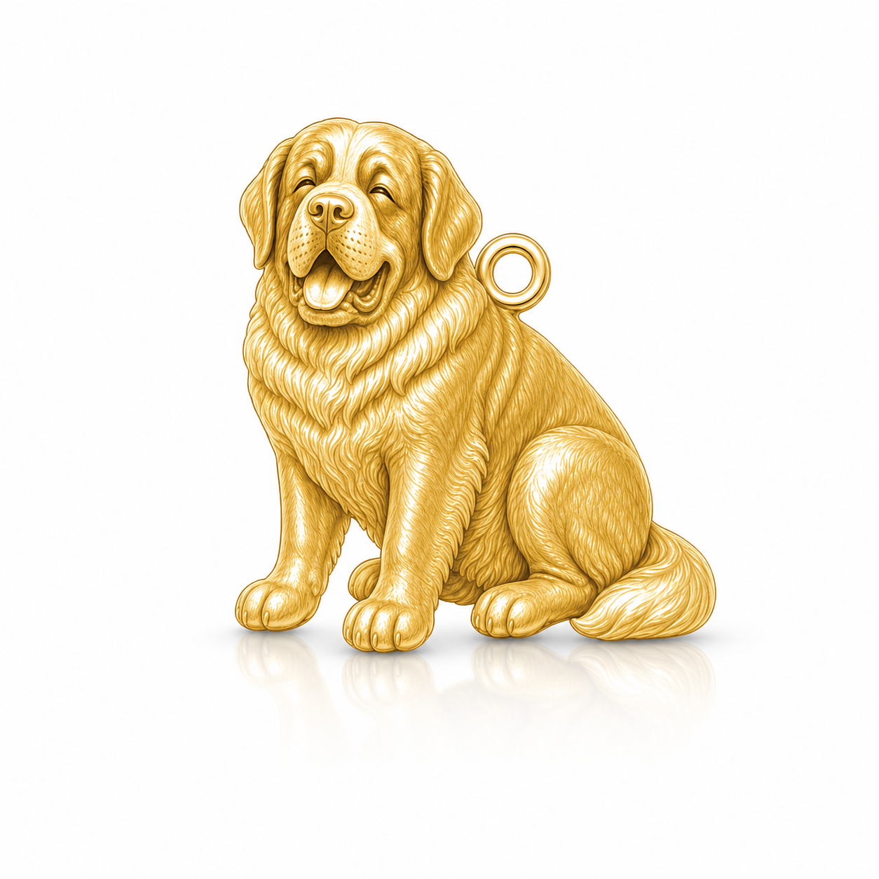 Soulyshine Saint Bernard Personalized Pet Companion Charm Only