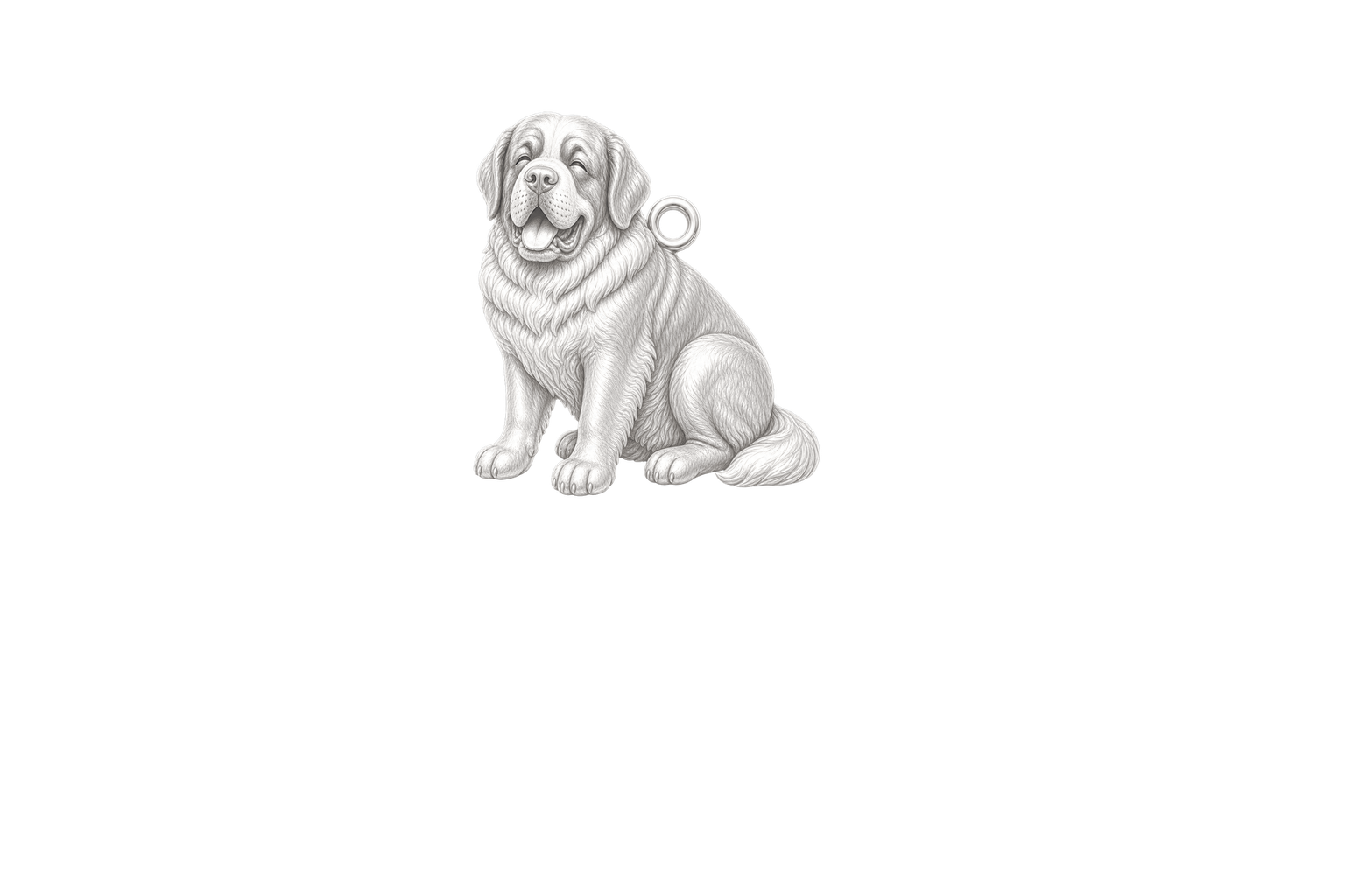 Soulyshine Saint Bernard Little Love Charm Only - Image 1