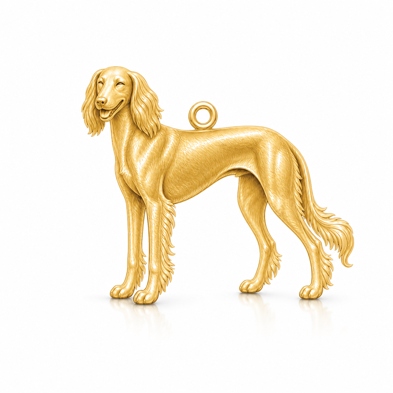 Soulyshine Saluki Personalized Pet Companion Charm Only