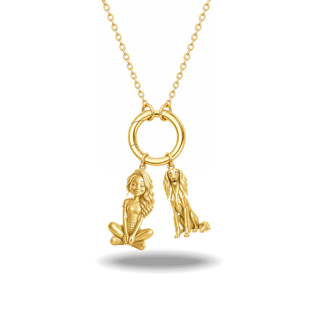 Saluki - 18K Gold Vermeil - 1st