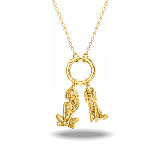 Saluki - 18K Gold Vermeil - 1st