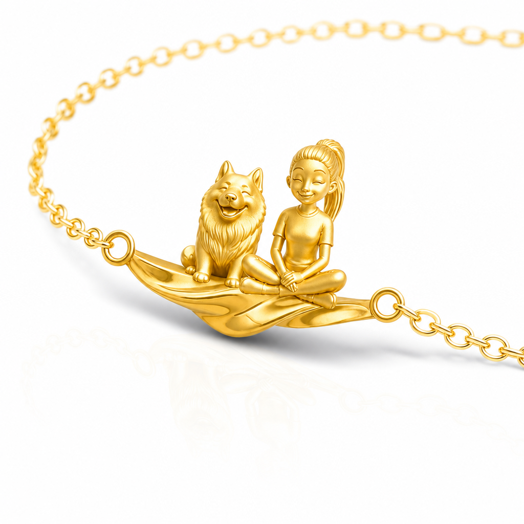 Samoyed - 18K Gold Vermeil - 2nd