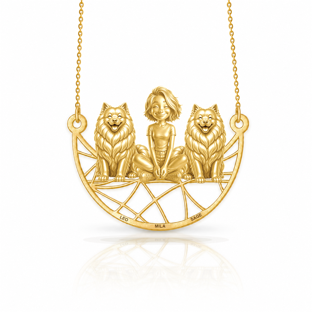 Samoyed - 18K Gold Vermeil - 1st