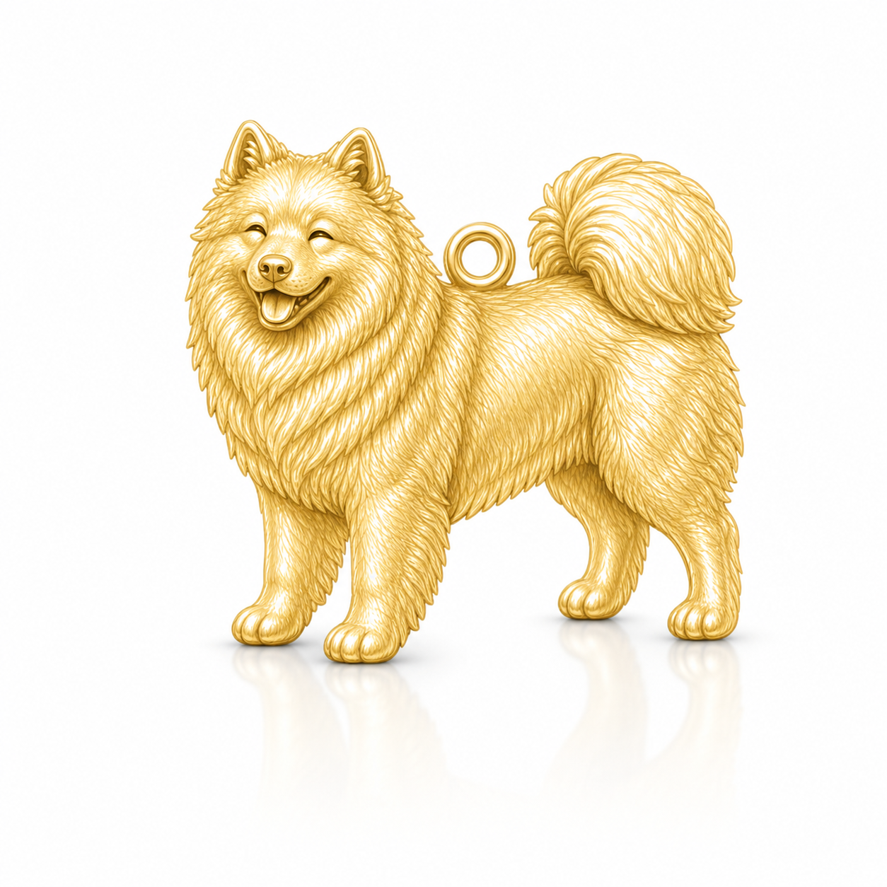 Soulyshine Samoyed Personalized Pet Companion Charm Only