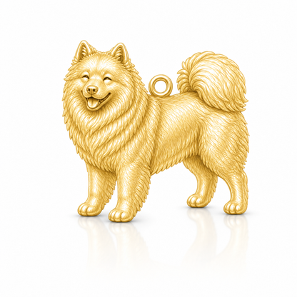 Soulyshine Samoyed Personalized Pet Companion Charm Only