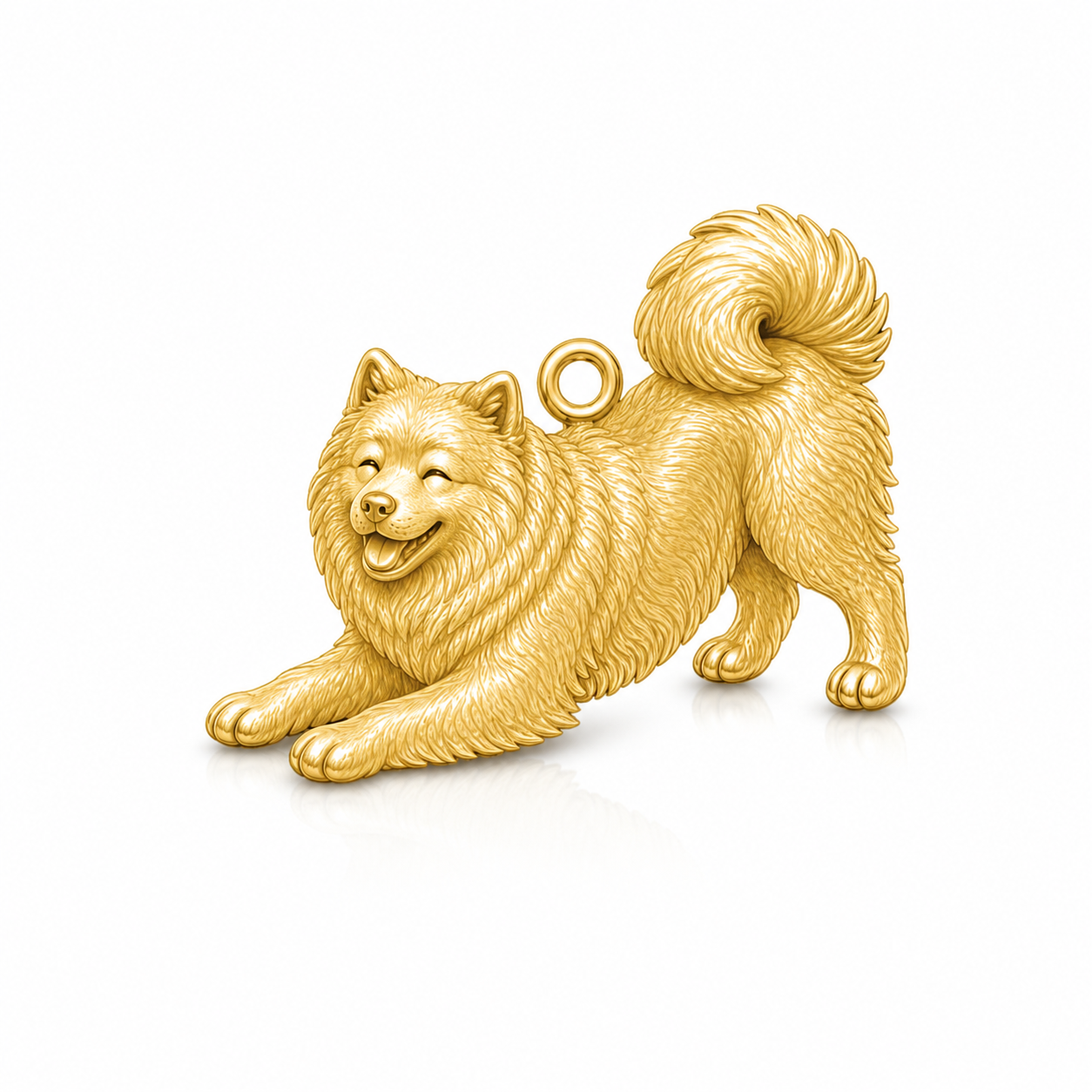 Soulyshine Samoyed Personalized Pet Companion Charm Only