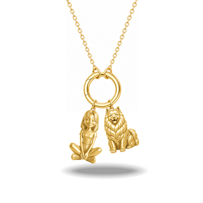 Samoyed - 18K Gold Vermeil - 1st