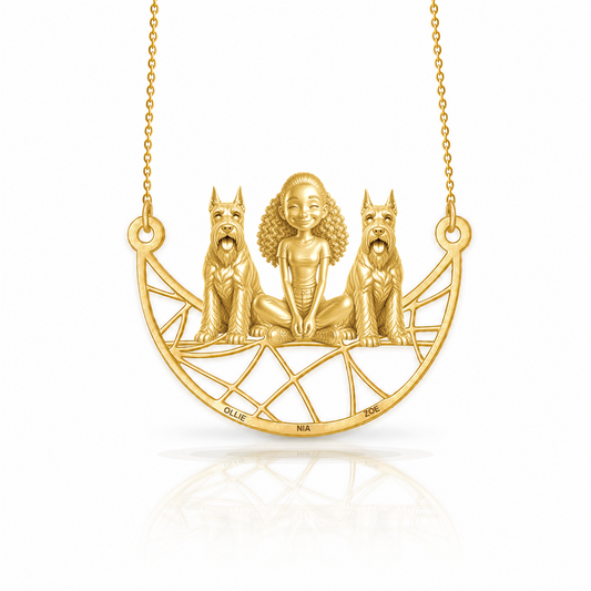 Soulyshine Schnauzer Giant personalized companion necklace