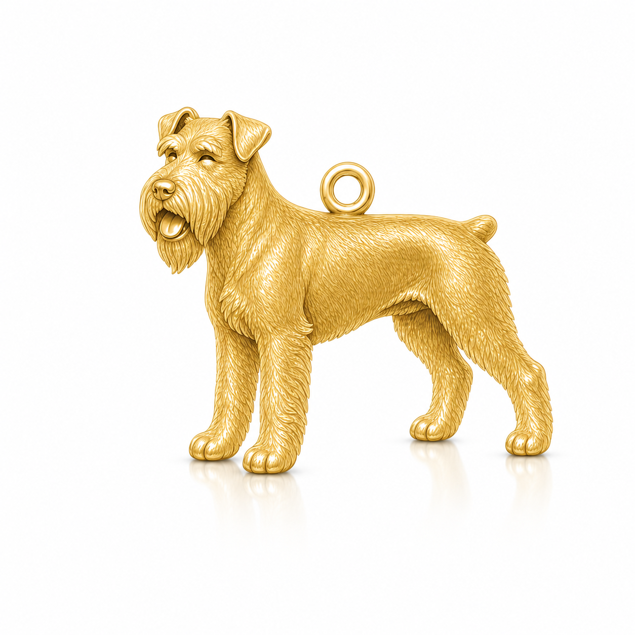 Soulyshine Schnauzer Giant Personalized Pet Companion Charm Only