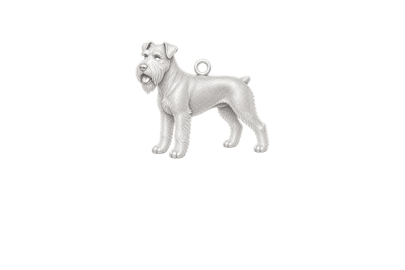 Soulyshine Schnauzer Giant Little Love Charm Only - Image 1