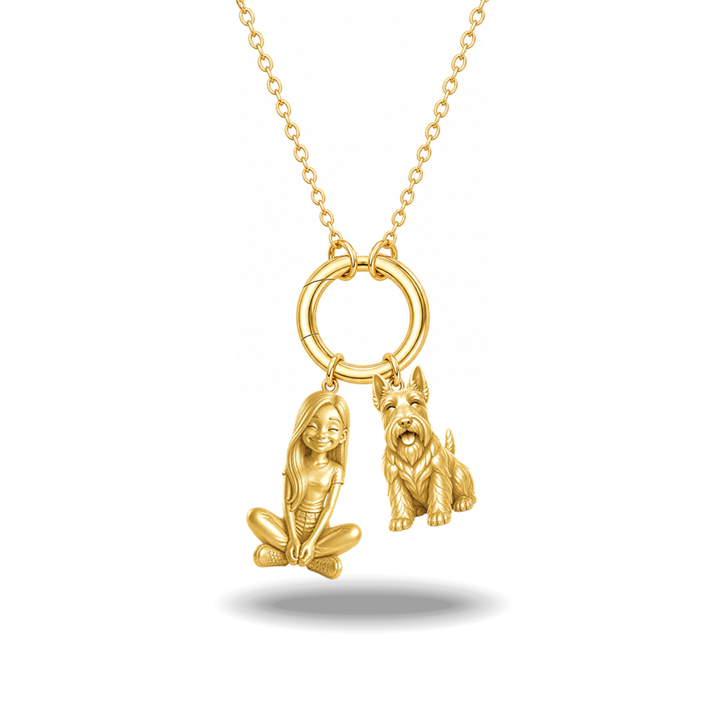 Scottish Terrier - 18K Gold Vermeil - 1st