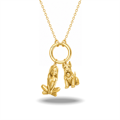 Scottish Terrier - 18K Gold Vermeil - 1st