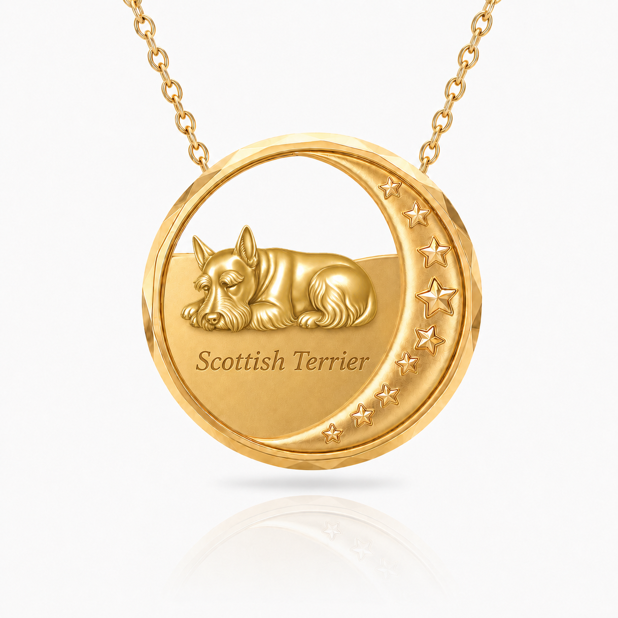 Soulyshine Scottish Terrier Starry Slumber Personalized Pet Heart Bracelet